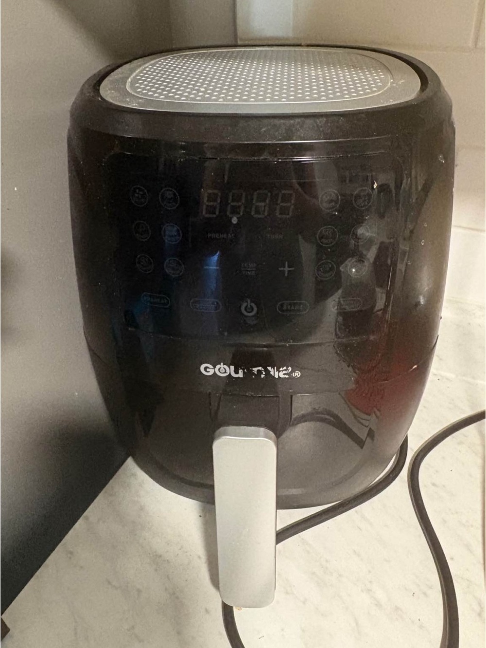 Gourmia Digital Air Fryer – Black